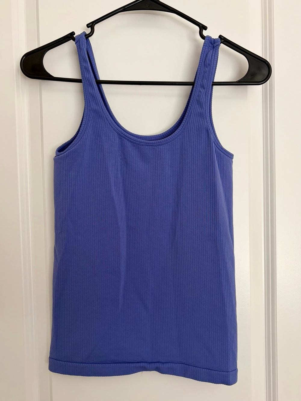 Athleta Purple Ribbed Tank Top - Picture 2 of 2